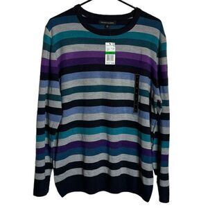 NWT TRICOTS ST RAPHAEL Striped Sweater size Large